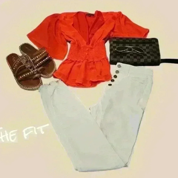 Kancan White 1/24 High-rise Buttonfly - Picture 4 of 4